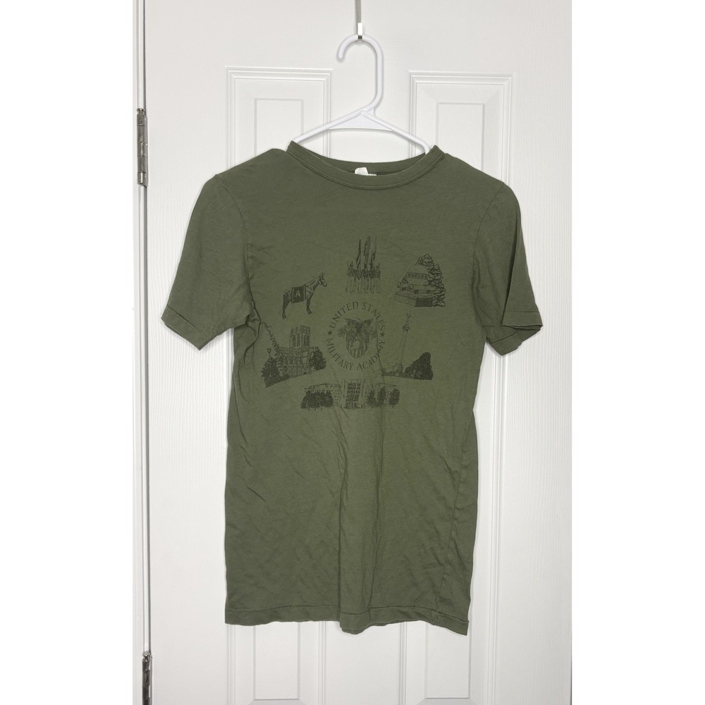 Vintage Chip And‎ Pepper United States Military Academy T-Shirt Green Medium